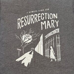 Next Level Apparel Charcoal T-Shirt Chicago legends resurrection mary size L